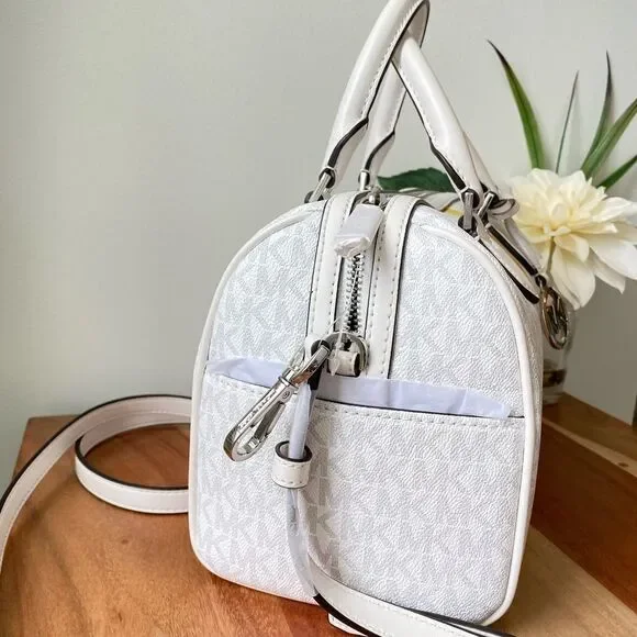 Michael kors‎ Bedford Small Logo Stripe Satchel - Picture 3 of 9